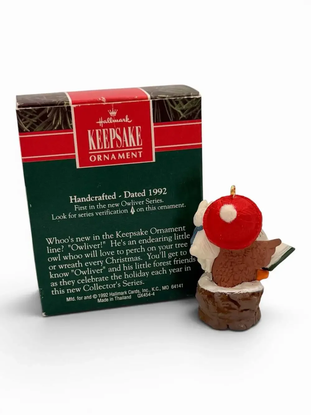 1992 Hallmark Keepsake Ornament Owliver First in Series